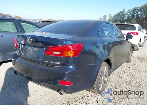 2006 Lexus Is 250 from USA, damaged, VIN JTHCK262165002216